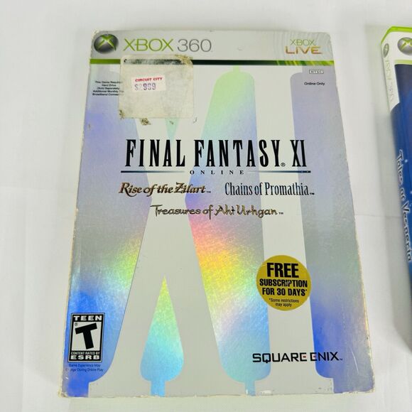 5 for $25| Final Fantasy XI Online & Tales Of Vesperia (Xbox 360) CIB - Picture 2 of 7